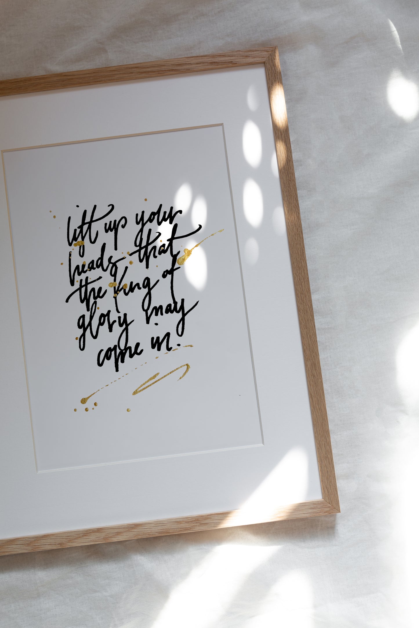 'Lift up your heads' Printable