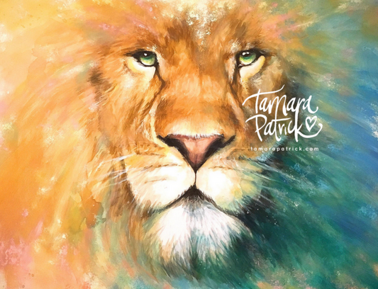 'The Lion's Roar' Giclée Fine Artprint